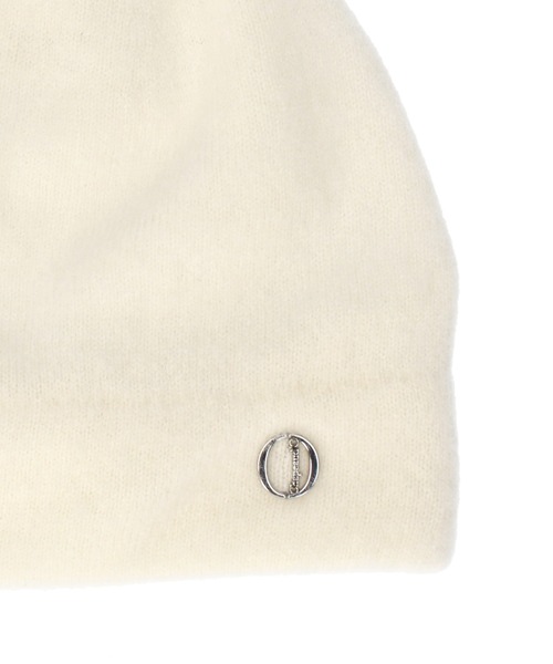 Chapeau d' O(シャポードオー)の「Chapeau d' O Ca Tuck Beanie / シャポードオー(ニットキャップ/ビーニー・レディース・グレー/ブラック/ホワイト/ピンク・FREE)」の7枚目の写真