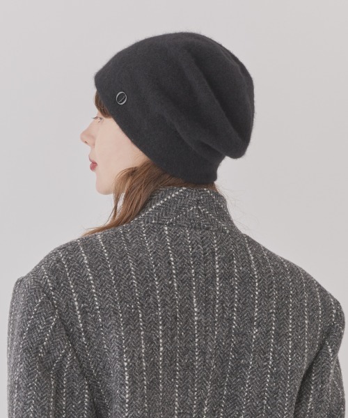 Chapeau d' O(シャポードオー)の「Chapeau d' O Ca Tuck Beanie / シャポードオー(ニットキャップ/ビーニー・レディース・グレー/ブラック/ホワイト/ピンク・FREE)」の9枚目の写真