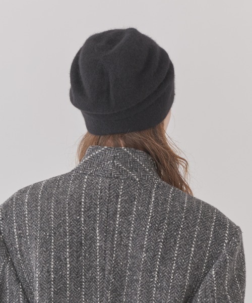 Chapeau d' O(シャポードオー)の「Chapeau d' O Ca Tuck Beanie / シャポードオー(ニットキャップ/ビーニー・レディース・グレー/ブラック/ホワイト/ピンク・FREE)」の10枚目の写真