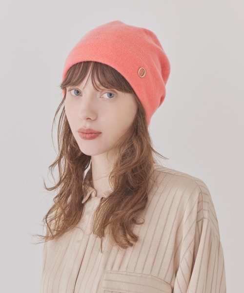 Chapeau d' O(シャポードオー)の「Chapeau d' O Ca Tuck Beanie / シャポードオー(ニットキャップ/ビーニー・レディース・グレー/ブラック/ホワイト/ピンク・FREE)」の18枚目の写真