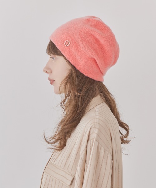 Chapeau d' O(シャポードオー)の「Chapeau d' O Ca Tuck Beanie / シャポードオー(ニットキャップ/ビーニー・レディース・グレー/ブラック/ホワイト/ピンク・FREE)」の20枚目の写真