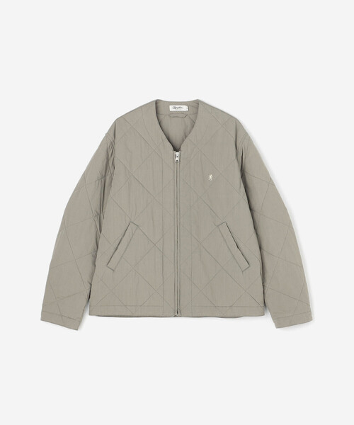 GYMPHLEX(ジムフレックス)の「Gymphlex | コットンナイロン ノーカラーキルティングジャケット MEN(ノーカラージャケット・メンズ・ブラウン/ブラック/グレー・M/L)」の20枚目の写真