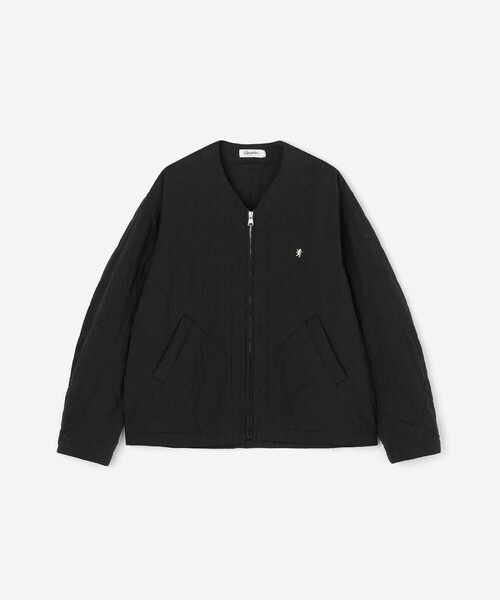 GYMPHLEX(ジムフレックス)の「Gymphlex | コットンナイロン ノーカラーキルティングジャケット MEN(ノーカラージャケット・メンズ・ブラウン/ブラック/グレー・M/L)」の21枚目の写真