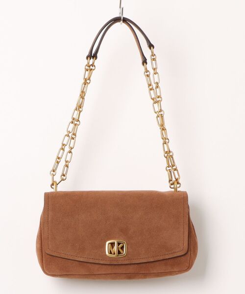 MICHAEL KORS(マイケルコース)の「BRYANT スエード コンバーチブル ショルダーバッグ スモール(ショルダーバッグ・レディース・ブラウン系・FREE)」の5枚目の写真