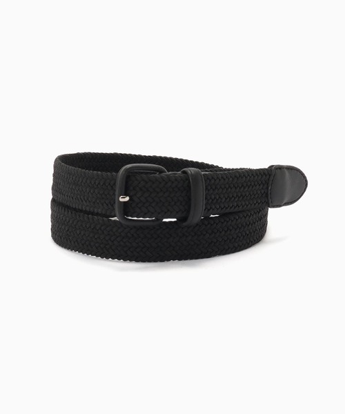 EDIFICE(エディフィス)の「ELASTIC メッシュ ベルト(ベルト・メンズ・グリーン/チャコールグレー/オレンジ/ブラック/ボルドー・LARGE/MEDIUM)」の1枚目の写真