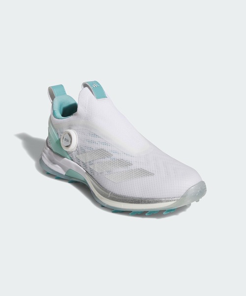 adidas(アディダス)の「ウィメンズ アディゼロ ゼッドジー 25 ボア【adidas Golf/アディダスゴルフ】(スニーカー・レディース・ホワイト系その他7・22.5cm/23.5cm/24.5cm/23.0cm/24.0cm/25.0cm)」の5枚目の写真