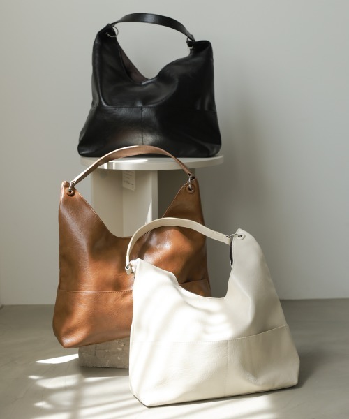 Bab(バブ)の「フロントポケットトートBAG(トートバッグ・レディース・オフホワイト/ブラウン/ブラック・ONESIZE)」の17枚目の写真