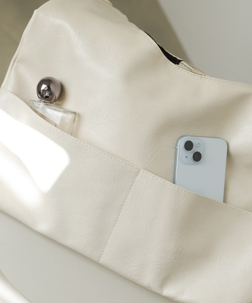 Bab(バブ)の「フロントポケットトートBAG(トートバッグ・レディース・オフホワイト/ブラウン/ブラック・ONESIZE)」の18枚目の写真