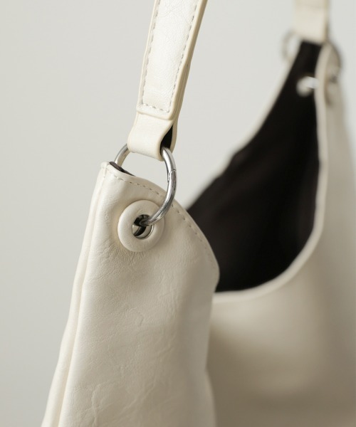 Bab(バブ)の「フロントポケットトートBAG(トートバッグ・レディース・オフホワイト/ブラウン/ブラック・ONESIZE)」の19枚目の写真