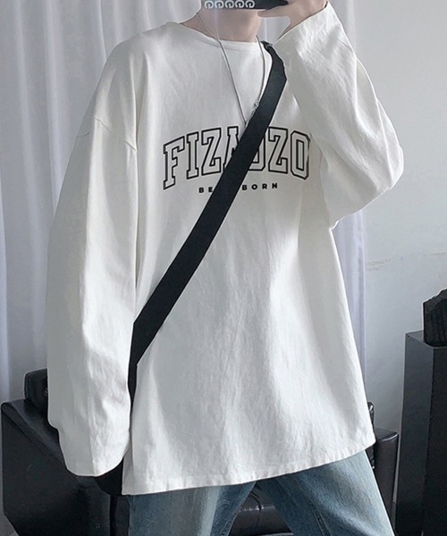 KELVIN（ケルヴァン）の「Vintage College Long Tee ヴィンテージカレッジロンT（Tシャツ/カットソー・メンズ・ホワイト/ブラック・MEDIUM/LARGE）」の2枚目の写真
