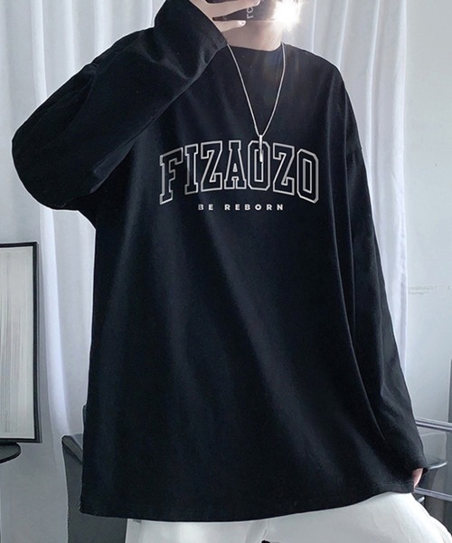 KELVIN（ケルヴァン）の「Vintage College Long Tee ヴィンテージカレッジロンT（Tシャツ/カットソー・メンズ・ホワイト/ブラック・MEDIUM/LARGE）」の3枚目の写真
