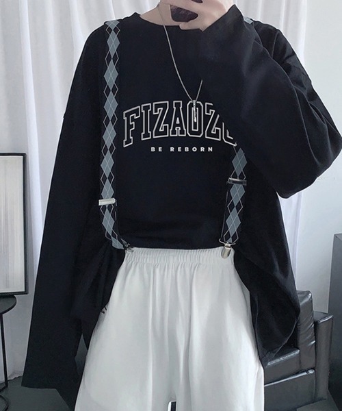 KELVIN（ケルヴァン）の「Vintage College Long Tee ヴィンテージカレッジロンT（Tシャツ/カットソー・メンズ・ホワイト/ブラック・MEDIUM/LARGE）」の5枚目の写真