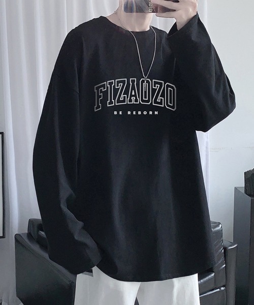 KELVIN（ケルヴァン）の「Vintage College Long Tee ヴィンテージカレッジロンT（Tシャツ/カットソー・メンズ・ホワイト/ブラック・MEDIUM/LARGE）」の7枚目の写真
