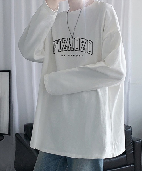 KELVIN（ケルヴァン）の「Vintage College Long Tee ヴィンテージカレッジロンT（Tシャツ/カットソー・メンズ・ホワイト/ブラック・MEDIUM/LARGE）」の10枚目の写真