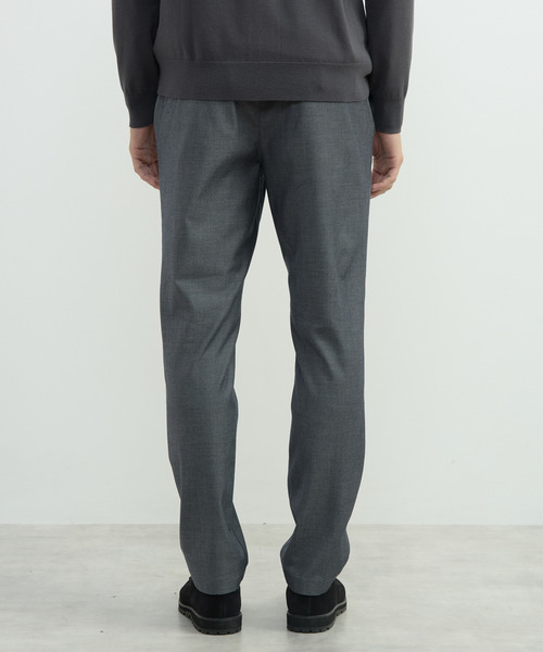 MEN'S MELROSE（メンズメルローズ）の「ハイファンクションツイルトラウザーズ | 4WAYストレッチ / 防シワ / ウォッシャブル（スラックス・メンズ・ブラック/ベージュ/ネイビー・2/4/3/5）」の7枚目の写真