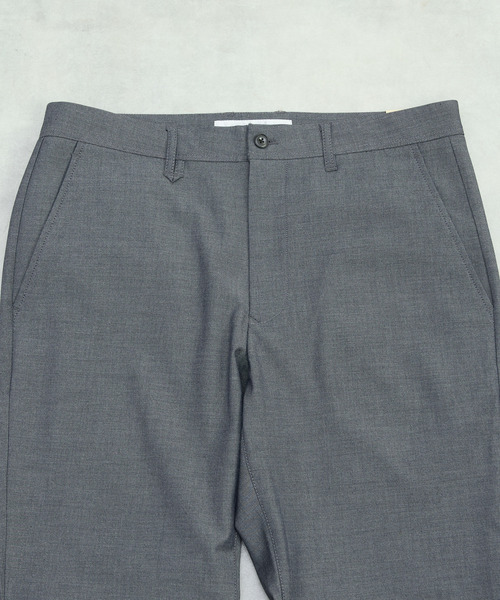MEN'S MELROSE（メンズメルローズ）の「ハイファンクションツイルトラウザーズ | 4WAYストレッチ / 防シワ / ウォッシャブル（スラックス・メンズ・ブラック/ベージュ/ネイビー・2/4/3/5）」の9枚目の写真
