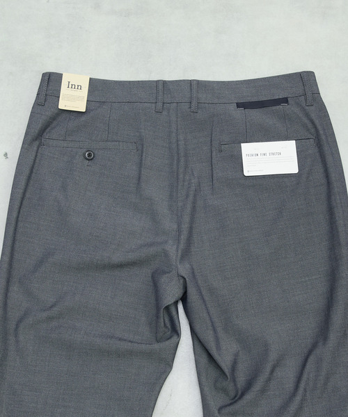 MEN'S MELROSE（メンズメルローズ）の「ハイファンクションツイルトラウザーズ | 4WAYストレッチ / 防シワ / ウォッシャブル（スラックス・メンズ・ブラック/ベージュ/ネイビー・2/4/3/5）」の11枚目の写真