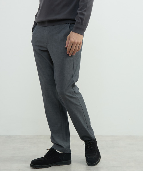 MEN'S MELROSE（メンズメルローズ）の「ハイファンクションツイルトラウザーズ | 4WAYストレッチ / 防シワ / ウォッシャブル（スラックス・メンズ・ブラック/ベージュ/ネイビー・2/4/3/5）」の15枚目の写真