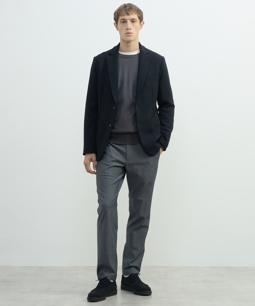 MEN'S MELROSE（メンズメルローズ）の「ハイファンクションツイルトラウザーズ | 4WAYストレッチ / 防シワ / ウォッシャブル（スラックス・メンズ・ブラック/ベージュ/ネイビー・2/4/3/5）」の18枚目の写真