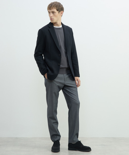 MEN'S MELROSE（メンズメルローズ）の「ハイファンクションツイルトラウザーズ | 4WAYストレッチ / 防シワ / ウォッシャブル（スラックス・メンズ・ブラック/ベージュ/ネイビー・2/4/3/5）」の19枚目の写真