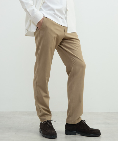 MEN'S MELROSE（メンズメルローズ）の「ハイファンクションツイルトラウザーズ | 4WAYストレッチ / 防シワ / ウォッシャブル（スラックス・メンズ・ブラック/ベージュ/ネイビー・2/4/3/5）」の22枚目の写真