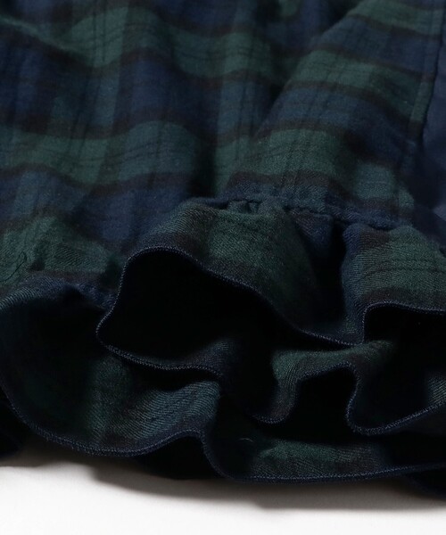 TORI-TO(トリト)の「【別注】TORI-TO × BEAMS BOY / チェック フリル ロング スカート(スカート・レディース・チャコールグレー/ネイビー・ONE SIZE)」の13枚目の写真