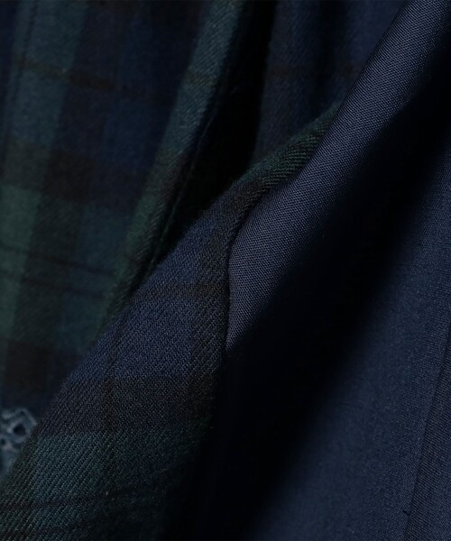 TORI-TO(トリト)の「【別注】TORI-TO × BEAMS BOY / チェック フリル ロング スカート(スカート・レディース・チャコールグレー/ネイビー・ONE SIZE)」の14枚目の写真