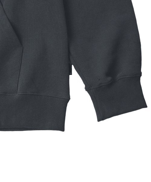 LEFTSEOUL（レフトソウル）の「ピグメントダイフードジップアップ NOJO [チャコール]（パーカー・メンズ・その他・LARGE/MEDIUM）」の6枚目の写真