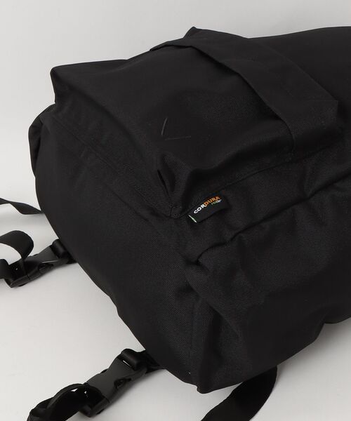maison vert（メゾンヴェール）の「maison vert/CORDURA eco(R)撥水加工リュック（バックパック/リュック・レディース・ブラック・F）」の3枚目の写真