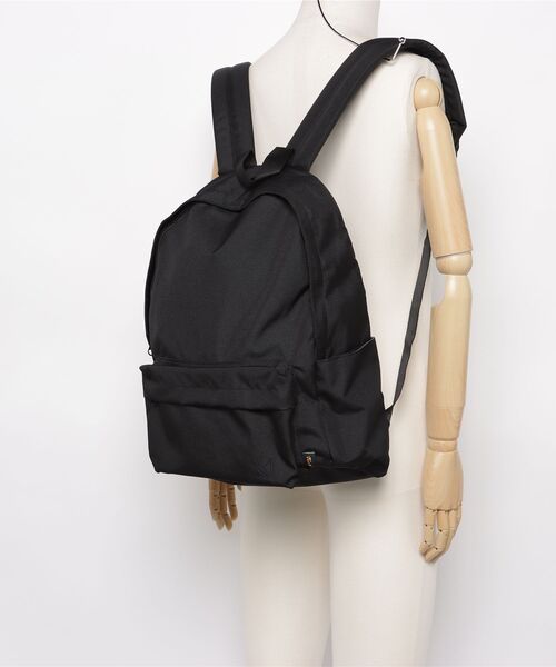 maison vert（メゾンヴェール）の「maison vert/CORDURA eco(R)撥水加工リュック（バックパック/リュック・レディース・ブラック・F）」の5枚目の写真