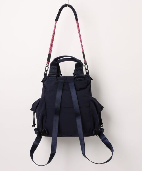 Desigual(デシグアル)の「Rope Accent Multi-way Backpack / ロープアクセントマルチウェイバックパック(バックパック/リュック・レディース・ブルー・FREE)」の6枚目の写真