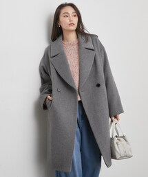 カシミヤブレンド ロングチェスターコート