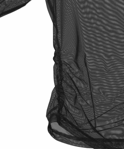 NIKE(ナイキ)の「NIKE WMNS STREET SHEER L/S TOP IM8406-010(Tシャツ/カットソー・レディース・ブラック・SMALL/MEDIUM)」の5枚目の写真
