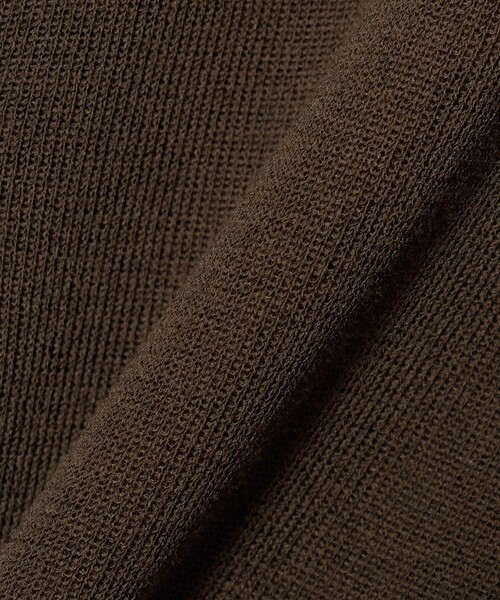UNITED ARROWS(ユナイテッドアローズ)の「クロシェ ポロカーディガン ‐ウォッシャブル‐(カーディガン/ボレロ・レディース・ネイビー/ダークブラウン/ブラック・FREE)」の11枚目の写真