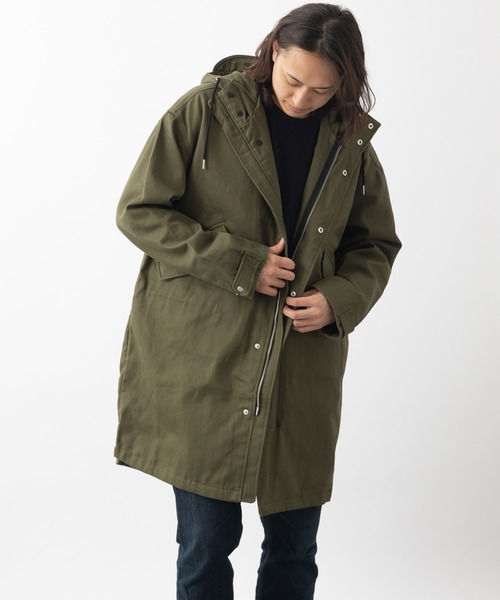Ben Sherman(ベンシャーマン)の「BEN SHERMAN ベンシャーマン フィッシュテールヘムアジャスタブルコート(モッズコート・メンズ・カーキオリーブ・SMALL)」の13枚目の写真
