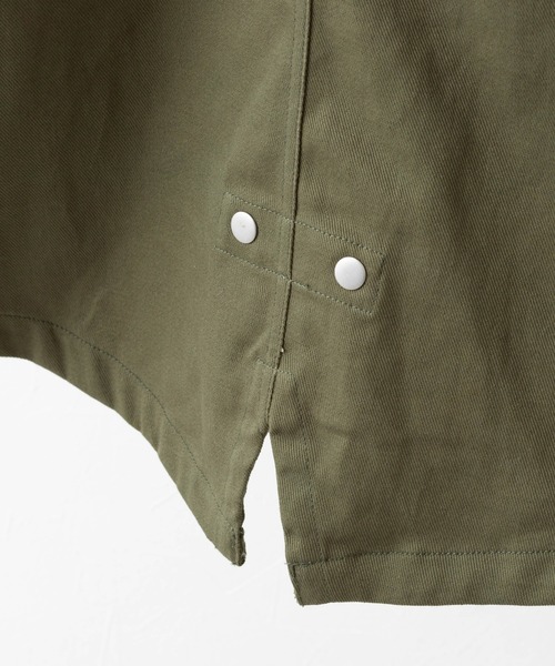 Ben Sherman(ベンシャーマン)の「BEN SHERMAN ベンシャーマン フィッシュテールヘムアジャスタブルコート(モッズコート・メンズ・カーキオリーブ・SMALL)」の6枚目の写真