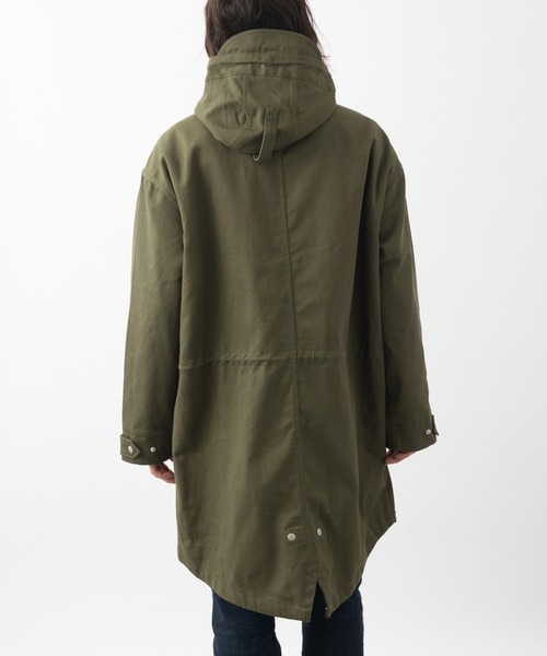 Ben Sherman(ベンシャーマン)の「BEN SHERMAN ベンシャーマン フィッシュテールヘムアジャスタブルコート(モッズコート・メンズ・カーキオリーブ・SMALL)」の15枚目の写真