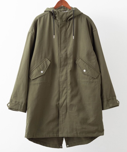 Ben Sherman(ベンシャーマン)の「BEN SHERMAN ベンシャーマン フィッシュテールヘムアジャスタブルコート(モッズコート・メンズ・カーキオリーブ・SMALL)」の2枚目の写真