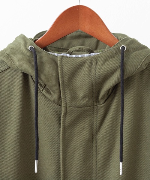 Ben Sherman(ベンシャーマン)の「BEN SHERMAN ベンシャーマン フィッシュテールヘムアジャスタブルコート(モッズコート・メンズ・カーキオリーブ・SMALL)」の8枚目の写真