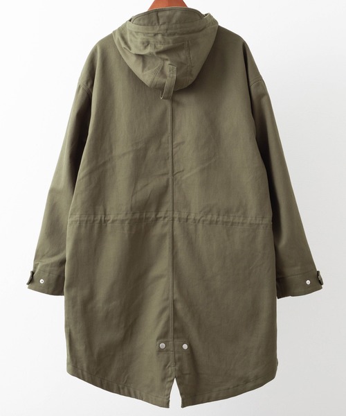 Ben Sherman(ベンシャーマン)の「BEN SHERMAN ベンシャーマン フィッシュテールヘムアジャスタブルコート(モッズコート・メンズ・カーキオリーブ・SMALL)」の12枚目の写真