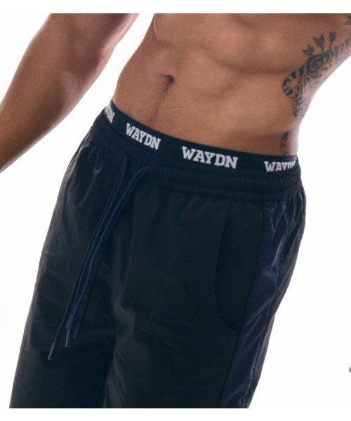 WAYDN（ウェイドゥン）の「スタジアムワイドトラックパンツ ブラック（スウェットパンツ・メンズ・その他・MEDIUM/LARGE/X-LARGE）」の5枚目の写真