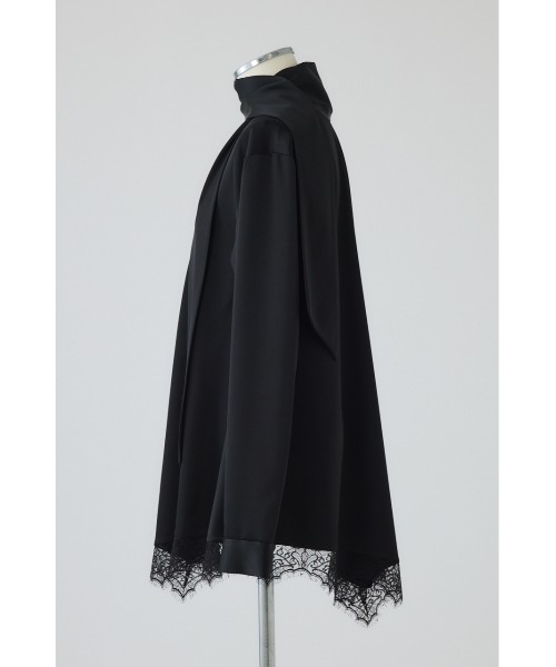 RIM.ARK（リムアーク）の「Lace hem blouse(レース ヘム ブラウス)（シャツ/ブラウス・レディース・ブラック・FREE）」の3枚目の写真