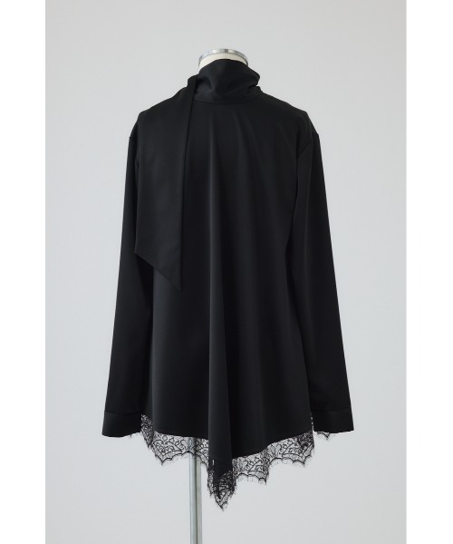 RIM.ARK（リムアーク）の「Lace hem blouse(レース ヘム ブラウス)（シャツ/ブラウス・レディース・ブラック・FREE）」の4枚目の写真