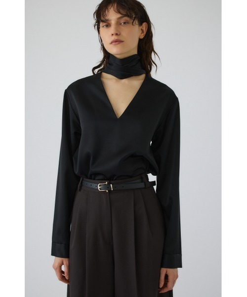 RIM.ARK（リムアーク）の「Lace hem blouse(レース ヘム ブラウス)（シャツ/ブラウス・レディース・ブラック・FREE）」の18枚目の写真