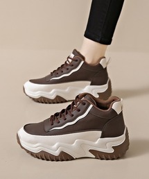 Miniministore | 配色厚底スニーカー レディース 韓国風(スニーカー)