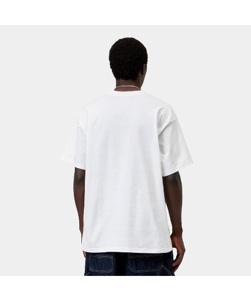 Carhartt WIP(カーハートダブリューアイピー)の「Carhartt WIP S/S FROMAGE T-SHIRT(カーハートワークインプログレス S/S フロマージュ Tシャツ)(Tシャツ/カットソー・メンズ・White・X-LARGE/LARGE/MEDIUM/SMALL)」の4枚目の写真