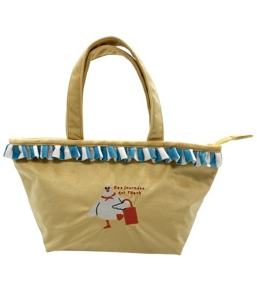 Per sist ence(パーシエンス)の「アニマル刺繍フリルミニトートバッグ(トートバッグ・レディース・C/A/B・ONE SIZE)」の2枚目の写真