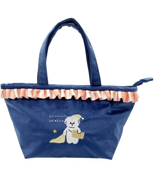 Per sist ence(パーシエンス)の「アニマル刺繍フリルミニトートバッグ(トートバッグ・レディース・C/A/B・ONE SIZE)」の3枚目の写真