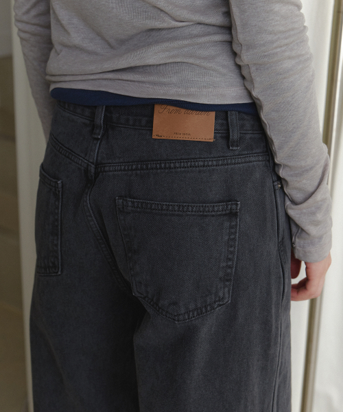 AARAN(アラン)の「ウォッシュドダイングパンツ_チャコール(その他パンツ・レディース・チャコール・SMALL/MEDIUM)」の5枚目の写真