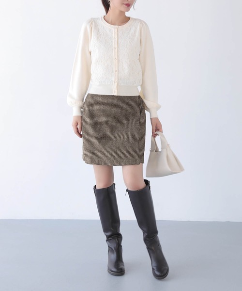 Mirenue(ミレニュー)の「ラップミニスコート(その他パンツ・レディース・チャコールグレー/ブラウン/ブラック・M/S)」の21枚目の写真